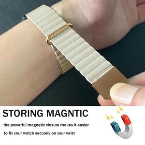 <span class=keywords><strong>Bracelet</strong></span> magnétique en <span class=keywords><strong>cuir</strong></span> pour <span class=keywords><strong>Samsung</strong></span> <span class=keywords><strong>Galaxy</strong></span> <span class=keywords><strong>Watch</strong></span> 3 41mm 45mm Montre 4 46mm 42mm <span class=keywords><strong>Active</strong></span> <span class=keywords><strong>2</strong></span> 40mm <span class=keywords><strong>44mm</strong></span> <span class=keywords><strong>Bracelet</strong></span> magnétique <span class=keywords><strong>Bracelet</strong></span> - Product Image 3
