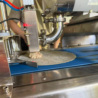 Machine automatique de formage de feuilles de rouleaux de printemps et de samosas, chauffage au gaz et électrique pour usine alimentaire
