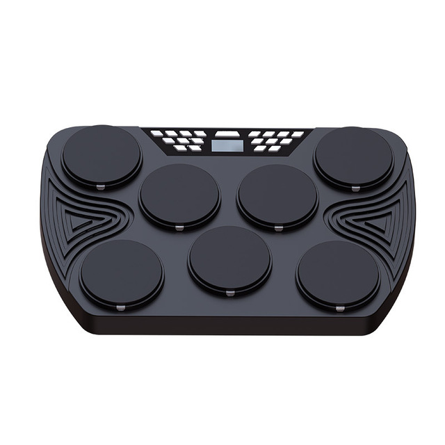 Wholesale/OEMFactory Price USB Folding Silicon Drum Pad Digital Electronic Drum Kit 7-Pad with Drumsticks Foot Pedals Electronic