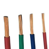 Cable Eléctrico de Cobre Sólido y Trenzado con Aislamiento de PVC H05V-K THHN/THWN/THWN-2 12-80mm 4/0-16AWG 450V/600V
