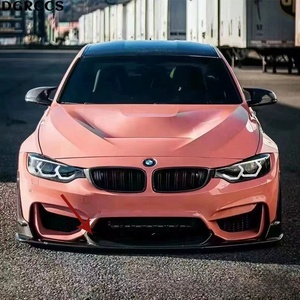 M3 M4 F80 F82 2014-2018 ชุดแต่งกันชนหน้าคาร์บอนไฟเบอร์ทรง Bull Demon King แบบสามชั้น ติดตั้งง่าย - Product Image 5