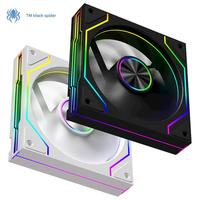 ARGB Vibrant 12CM Boîtier d'ordinateur de bureau Ventilateur Contrôle de température PWM Shenlong Synchronisation Silent CD Pattern Prism 9 Pro