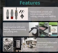 Máquina Automática Digital CNC para Troquelado y Hendido de Cartón, Máquina de Troquelado Plano para Papel, Plotter de Corte Plano