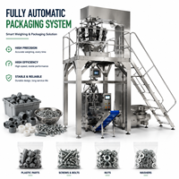 Machine d'emballage automatique haute vitesse pour vis, boulons, écrous et rondelles en plastique avec système de pesage multi-têtes