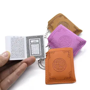 Kur'an kolye müslüman çanta anahtarlığı çanta araba dekor anahtar zincirleri Mini Ark kuran kitap