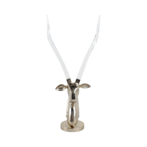 Sculpture contemporaine de tête de cerf, ornement décoratif pour la maison ou le bureau - Product Image 1