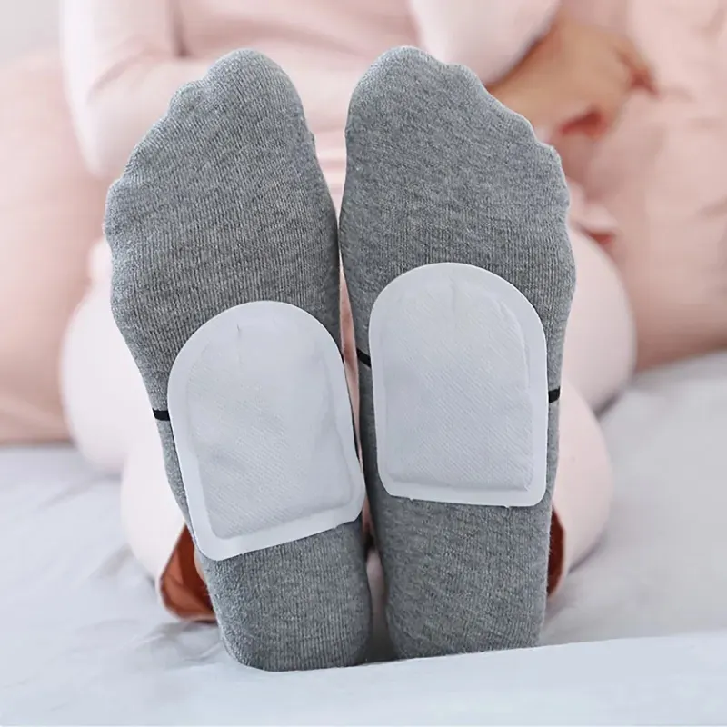 Parche calentador de dedos de pie de invierno para mantener el calentador de pies para ancianos almohadilla cálida para pies con autocalentamiento