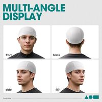 Gorro de calavera que absorbe la humedad, forro para casco, gorros para correr para hombres, motocicleta, ciclismo, gorro de cúpula transpirable, banda para el sudor