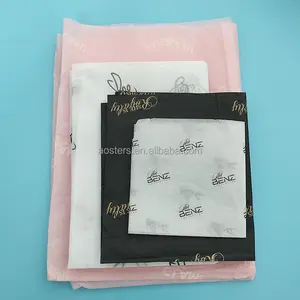 Papel de regalo impreso personalizado Papel de regalo al por mayor Rollo de papel de seda para embalaje de caja