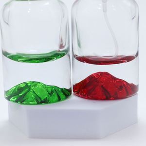 Vente flash - Flacon de parfum en verre rouge de 30 ml, 50 ml, 100 ml, en stock, flacon de parfum en verre épais de luxe avec bouchons - Product Image 4