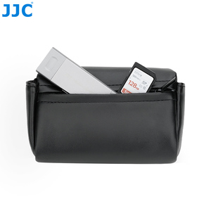 JJC Sacoche pour appareil photo en cuir de fibre noire compatible avec RICOH GR III pour CANON G7 <span class=keywords><strong>XM</strong></span> III pour appareils photo de la série <span class=keywords><strong>SONY</strong></span> RX100 - Product Image 4