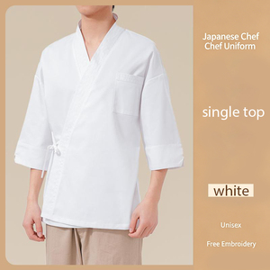 Veste de chef personnalisée avec poche poitrine, coupe légère, grande taille, pour hôtel, bistrot, service de restauration - Product Image 3