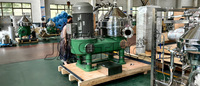Séparateur centrifuge d'extraction de graisse de laine Centrifugeuses à pile de disques Machine à lanoline de laine
