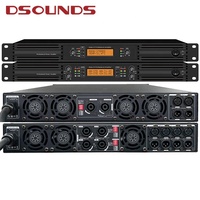 Amplificateur de Puissance Professionnel Haute Température 4 Canaux 4x3500W en Nitrure de Gallium