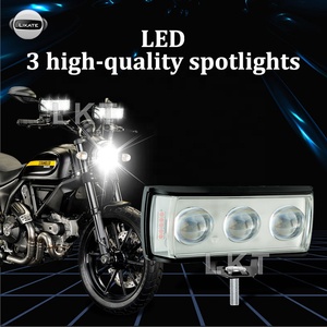 LKT Lighting 2 3 4 5 6 lentes blanco amarillo doble Color 24 voltios Mini luz antiniebla bicicleta <span class=keywords><strong>Fogg</strong></span> lámpara para motocicleta Luz de motocicleta - Product Image 4