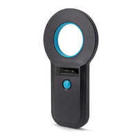 Venta al por mayor Microchip Animal RFID escáner 134,2 Khz Handheld Pet LF RFID lector de largo alcance etiqueta animal RFID lector