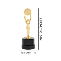 Design de mode Nouveau trophée en métal en forme de terre avec base en bois pour la cérémonie ou les événements sur le thème de la paix JM24
