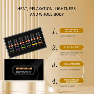 Huile essentielle 100% pure d'<span class=keywords><strong>eucalyptus</strong></span>, de lavande, de citronnelle, de menthe poivrée et d'arbre à thé, d'orange pour diffuseur d'arômes, massage, soin de la peau/cheveux - Product Image 3