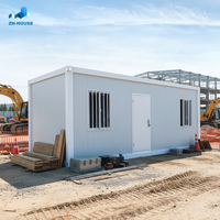 Conteneurs habitables préfabriqués isolés de 20 pieds, nouvelle conception personnalisée en gros, studio préfabriqué, abri de camping, maisons conteneurs
