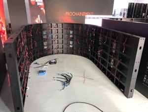 Высокая яркость туннельный экран под заказ мягкий СВЕТОДИОД SMD P1.53 Модуль светодиодный экран Гибкая видео панель для рекламы - Product Image 5