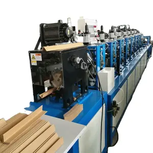 Volautomatische hoge snelheid v vorm papier edge board machine