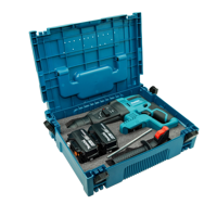 Kit combiné Makita 18V, perceuse à percussion sans balais, ensemble complet avec 2 batteries BL1860B et mallette de transport d'origine