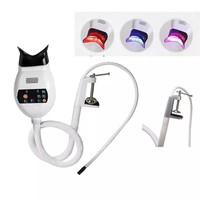 Unité de blanchiment dentaire 3 couleurs 14 LED Lumière de blanchiment des dents à domicile Lampe à LED Équipement laser Matière plastique