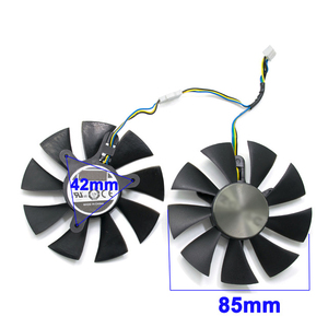 YOINNOVATI 85mm GA91S2H GFY09010E12SPA 4Pin VGA Refroidisseur Ventilateur pour <span class=keywords><strong>AMP</strong></span> 1060 6 GB GTX <span class=keywords><strong>1070</strong></span> Mini Carte Graphique Ventilateur De Refroidissement - Product Image 2