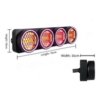 Nueva Luz LED Retro de 4 Ojos para Audiencia, 250W, COB Dorado con Anillo Halo, Iluminación Vintage para Escenario, Bar, DJ, Club, Bodas y Espectáculos
