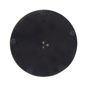 Basso profilo squisito titanio trafilatura diritta telaio venatura del legno a forma di colonna di colore in acciaio inox piedini da tavolo - Product Image 5