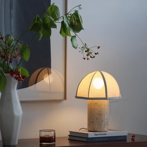 <b>Table</b> <b>Lamp</b> Travertine <b>Base</b> E27 LED Light Source Switch Control Eye Caring For Bedroom Guesthouse Decorative Lighting - Product Image 3