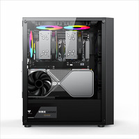 Hot Selling Full Tower ATX Case PC Gaming Computer High Quality Gaming Pc Case USB3.0 Tempered Glass ITX Atx Computer Cases
