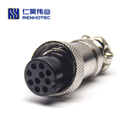 موصل دائرة الطيران Orlaco Csa GX16 10 دبوس