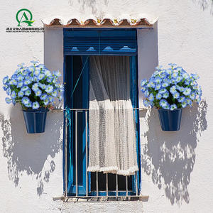 Morning Glory artificielle buis arbustes verdure en plastique pétunia pour la maison jardin suspendu jardinière porche Patio décoration de mariage - Product Image 3