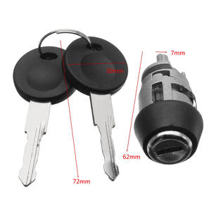 Volkswagen Beetle 71-98 Model 1H0905855A için Çalıştırma Anahtarı Kilidi Göbeği + <span class=keywords><strong>2</strong></span> Anahtar 191905855 - Product Image 2