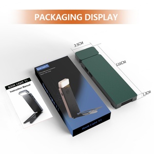 Wholesale EGH Portable Travel 3 Color Ultra LED Type-c Rechargeable Folding Mini Clip on <b>Light</b> Indoor Book Reading Lamp - Product Image 3