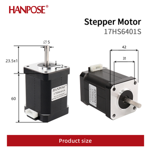 HANPSOE Motor 70Ncm 1.7A <span class=keywords><strong>60mm</strong></span> 17HS6401S <span class=keywords><strong>Nema</strong></span> <span class=keywords><strong>17</strong></span> Motor paso a paso alto par bajo ruido para sistema de fresado CNC <span class=keywords><strong>Nema</strong></span> 42 Stepper Moto - Product Image 5