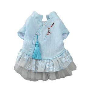 Verano accesorios de mascota por mayor chino hanfu de lujo <span class=keywords><strong>ropa</strong></span> de <span class=keywords><strong>perro</strong></span> con multi-Colores - Product Image 1