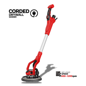 511701 Moteur sans balais robuste OEM Ponceuse à sec pour cloisons sèches électrique avec 360 °   Lumière LED pour <span class=keywords><strong>plafond</strong></span>, mur, plâtre, outil de polissage - Product Image 1