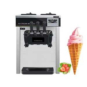 Automatic Soft Ice Cream Serve Machine Supplier New Design Industrial Ice Cream Machine For Sale