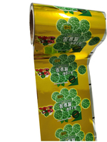 Film d'emballage d'impression par gravure avec logo personnalisé pour chips et biscuits/biscuits pour affichage de logo