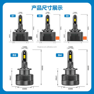 หลอดไฟหน้ารถยนต์ LED กำลังสูง 110W รุ่น D1s D2s D3s D4s D8s ป้องกันการเกิดข้อผิดพลาด Canbus HID Xenon D8 D1 D3 - Product Image 5