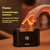 Diffuseur d'arômes de bureau moderne pour la maison et le bureau avec grand humidificateur réaliste à flamme Nouveau design coloré à flamme