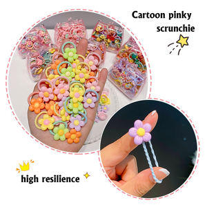 مجموعة إكسسوارات أشرطة ربط الشعر المرنة على شكل بطاقة ربط الشعر للأطفال على الموضة مع منظم مصمم للبيع بالجملة - Product Image 3