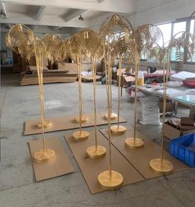 F92 Decorative Post Brass Luxury Palm Tree <strong>Gold</strong> Floor <strong>Standing</strong> <strong>Lamp</strong> for Home Living Room - Product Image 4