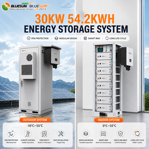 30kW 54kwh Outdoor <b>Energy</b> <b>Storage</b> <b>System</b> Smart Lithium Battery Pack BMS 3Phase Hybrid Solar <b>System</b> for Commercial Power Backup - Product Image 2