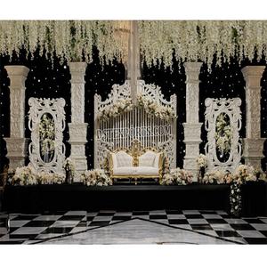 Jewish Indian <b>Wedding</b> Reception Stage USA Modern Fiberglass <b>Wedding</b> Gate <b>Frame</b> Set Decor - Product Image 1