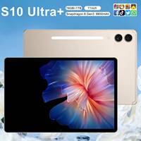 Tablet PC Android 5G dengan fitur buka kunci wajah, Tab S10 Ultra |   11 inci 16GB+1TB baterai 8800mAh