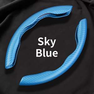 Housses de <span class=keywords><strong>volant</strong></span> sport universelles antidérapantes en <span class=keywords><strong>cuir</strong></span> à 4 branches pour voitures - Product Image 6