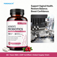 Capsules Probiotiques Antioxydantes pour Femmes Lactobacillus GR-1 RC-14 OEM ODM Marque Privée Formule Santé Intestinale Féminine Éclaircissement de la Peau